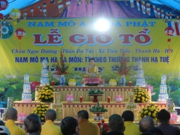 Lễ giỗ Tổ chùa Ngọc Đường Hải Dương