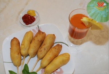 Xúc-xích bắp thuần chay