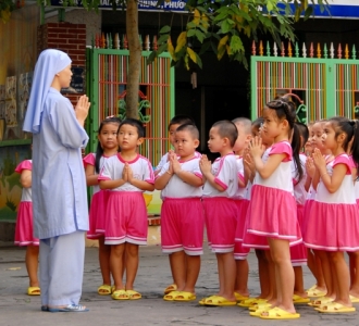 Xây dựng trường Mầm non chất lượng cao, một đột phá trong công tác Hoằng pháp