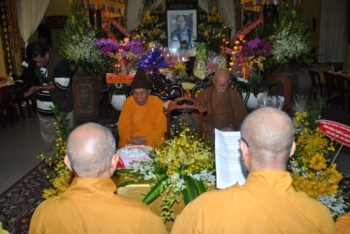 Lễ húy kỵ lần thứ 39 cố HT. Thích Tâm Giác - tổ khai sáng tổ đình Vĩnh Nghiêm