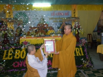 Lễ bổ nhiệm trụ trì chùa Hoa Yên - Quảng Nam