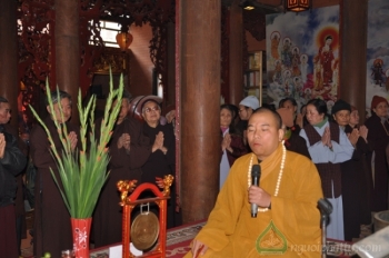 Đạo tràng chùa Thành Lạng Sơn tổ chức Lễ Tạ pháp năm Quý Tỵ