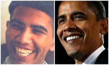 Hình ảnh về nhà sư Việt giống Tổng thống Hoa Kỳ