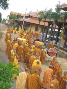 Đồng Nai: Lễ rước xá lợi Phật tại trường TCPH Đồng Nai