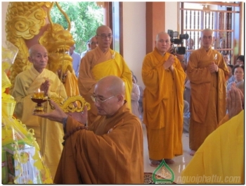 Lễ an vị Phật và húy kỵ Tổ khai sơn chùa Phước Long