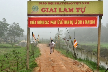 Thông báo Lễ quy y Tam Bảo và hoa đăng vía Đức Phật A Di Đà tại chùa Giai Lam Hà Tĩnh