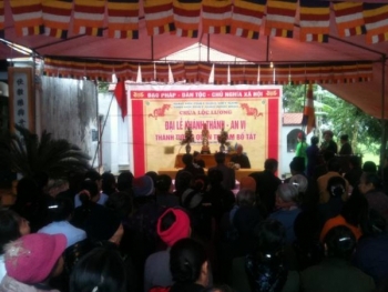 Chùa Lộc Lương Ninh Bình, Khánh thành, An vị tôn tượng Quán Thế Âm Bồ Tát