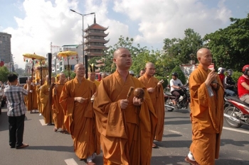 Lễ trà tỳ nhục thân Đại lão HT. Thích Từ Nhơn