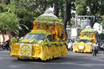 Phụng tống di ảnh Đại lão HT. Thích Trí Tịnh thăm viếng trụ sở VP 2 TW GHPGVN