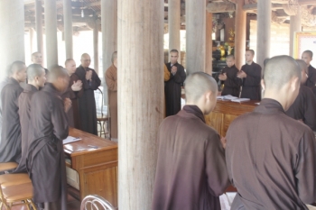 Đại Giới đàn Nghệ Tĩnh khảo hạch giới tử