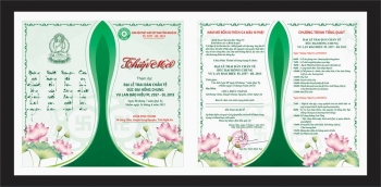 Thư mời tham dự đại lễ Trai đàn chẩn tế - Đúc đại hồng chung - Vu lan báo hiếu