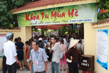 Hải Dương: Khai mạc khóa tu mùa hè tại chùa Cự Linh