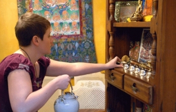 Thiết trí không gian Điện thờ Phật tại gia