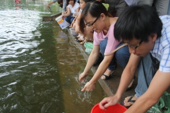 TN Phật tử Trà An Lạc tổ chức lễ phóng sinh - Cầu nguyện âm siêu dương thới