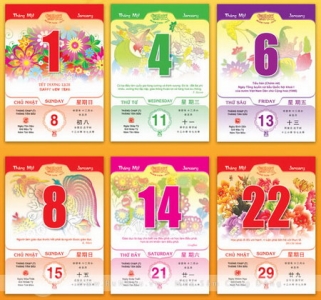 Bài học tuyệt vời về tờ lịch