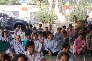 Chùa Sơn An Vĩnh Long gần 500 Phật tử tham dự lễ vu lan báo hiếu