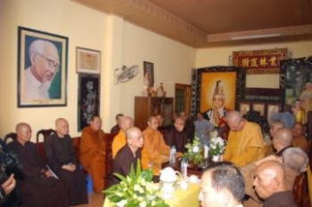 Ban tổ chức lễ tang cố Hòa thượng Thích Huệ Hiền