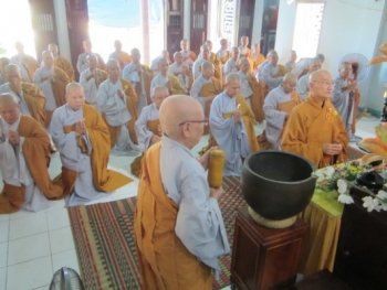 Trường hạ Ni thị xã Ninh Hòa bế giảng Khóa an cư kiết hạ