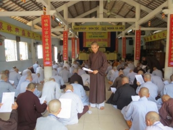 Đại giới đàn Vĩnh Tràng - Ngày đầu tiên tuyển Phật trường