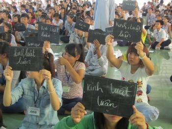 Khóa tu mùa hè ở chùa Linh Sơn Pháp Ấn Nha Trang