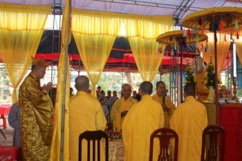 Sơ đồ thiết trí - Nghi thức Chẩn tế và Bạt độ