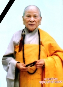 Cáo phó Cố ni Trưởng Thích Nữ Từ Hạnh viên tịch