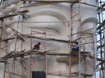 Bài viết trả lời về mẫu đầu tượng Phật “Quốc Thái Dân An Phật Đài”