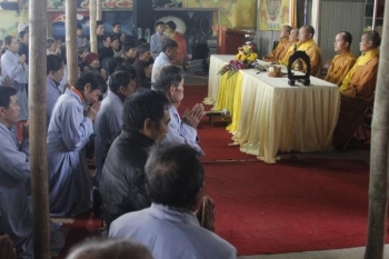 Hà Tĩnh: Lễ quy y Tam Bảo tại chùa Giai Lam