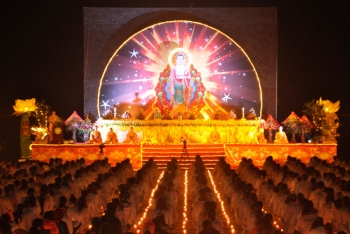 Nghệ An: Chùa Phúc Lạc trang nghiêm, hoành tráng lễ vía Đức Phật A Di Đà