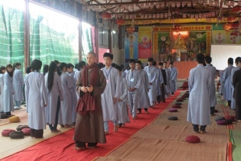 Chùa Phúc Minh tổ chức khóa tu “Trở về với tâm linh”