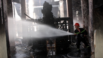 Kiên Giang: Hỏa hoạn làm cháy chùa cổ Thập Phương