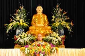 HT Thích Bảo Nghiêm thuyết giảng tại Đại hội PG tỉnh Thanh Hóa