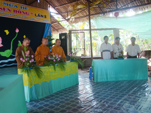 Chùa Phổ Giác khai mạc khóa tu mùa hè