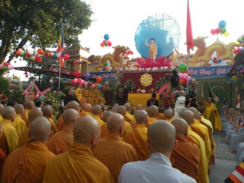 TPHCM: Hình ảnh Đại lễ Phật đản tại chùa Giác Nguyên Hóc môn