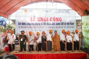 PG Đức Thọ - Lễ khởi công xây dựng nhà thờ phụng và lưu danh anh hùng liệt sỹ VN