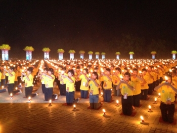 Chùa Ninh Tảo tham gia đêm Hội hoa đăng tại chùa Bái Đính