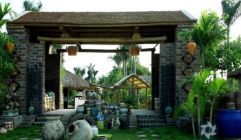 Trà An Lạc phục vụ trà miễn phí tại Tuần văn hóa ẩm thực chay Hà Nội