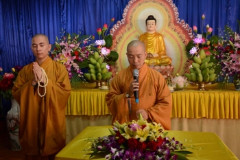 Chùa Phúc Lạc tưởng niệm ĐLHT Thích Trí Tịnh, tu niệm Phật một ngày