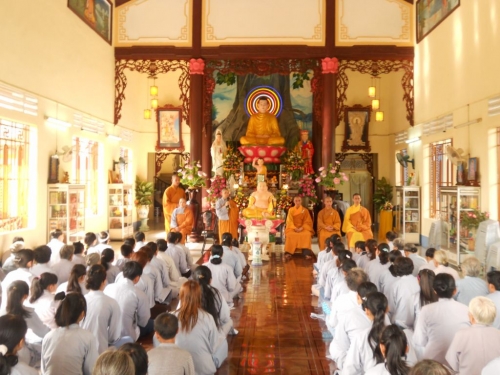 Đồng Nai: CLB Hạnh nguyện tổ chức khóa tu niệm Phật tạichùa Hưng Lâm