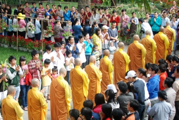 Chùa Hoằng Pháp: Hơn 55.000 người dự lễ rằm tháng giêng