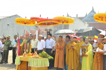Hơn 2000 người dự Lễ Khởi công xây dựng Tổ đường chùa Trùng Quang Hải Phòng