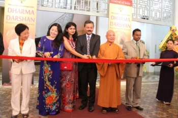 Khai mạc Triển lãm Phật giáo Dharma Darshan tại TPHCM