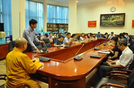  Hòa thượng Thích Bảo Nghiêm chia sẻ Phật pháp tại Viện Triết Học