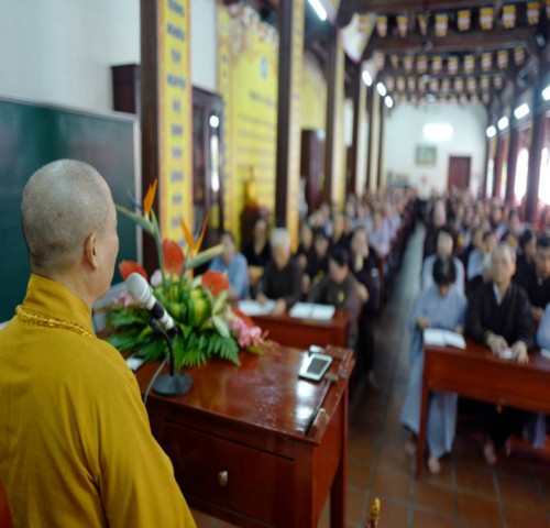 HT Thích Bảo Nghiêm thuyết giảng tại Tổ đình Hồng Phúc – Hòe Nhai