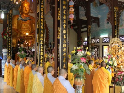 Lễ húy nhật Cố trưởng lão Hòa thượng Thích Giác Viên