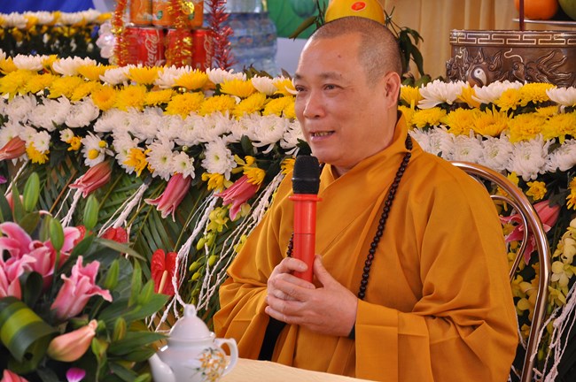 TT. Huế: HT. Thích Bảo Nghiêm thăm và thuyết giảng đến chư hành giả an cư