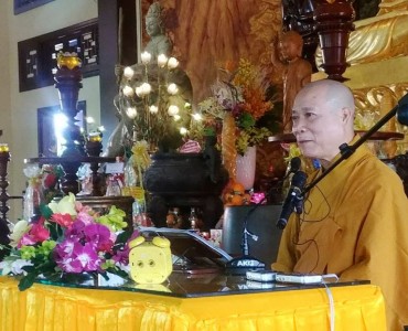 HT. Thích Bảo Nghiêm thuyết pháp tại thiền viện Trúc Lâm Chánh Giác