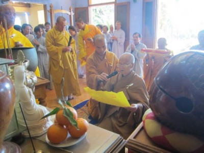 Chùa Long Hải tổ chức lễ húy kỵ tổ khai sơn