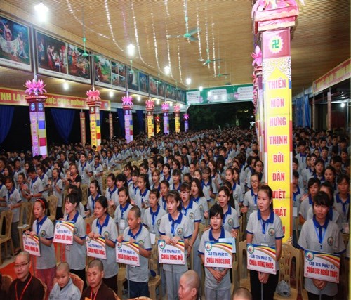 Thanh Hóa: Khai mạc khóa tu “Phật giáo với tuổi trẻ” lần VIII