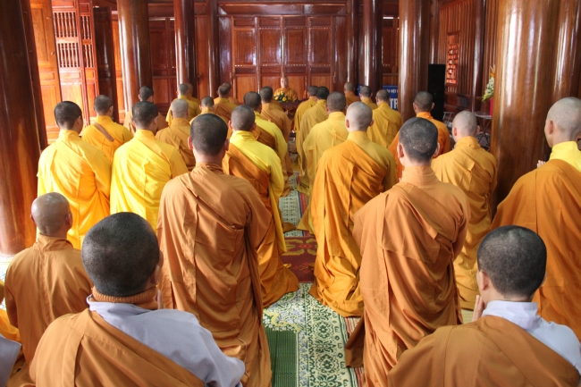 PG Hà Tĩnh họp mặt cuối năm, khánh tuế Hòa thượng Thích Bảo Nghiêm